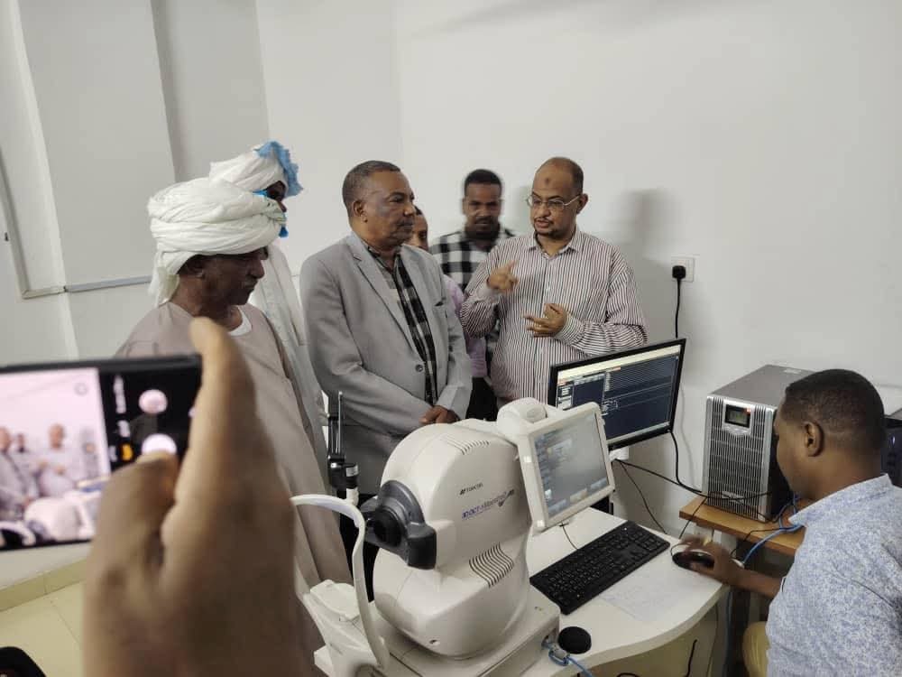 افتتاح قسم العيون بمستوصف الهدى الطبي بكوستي